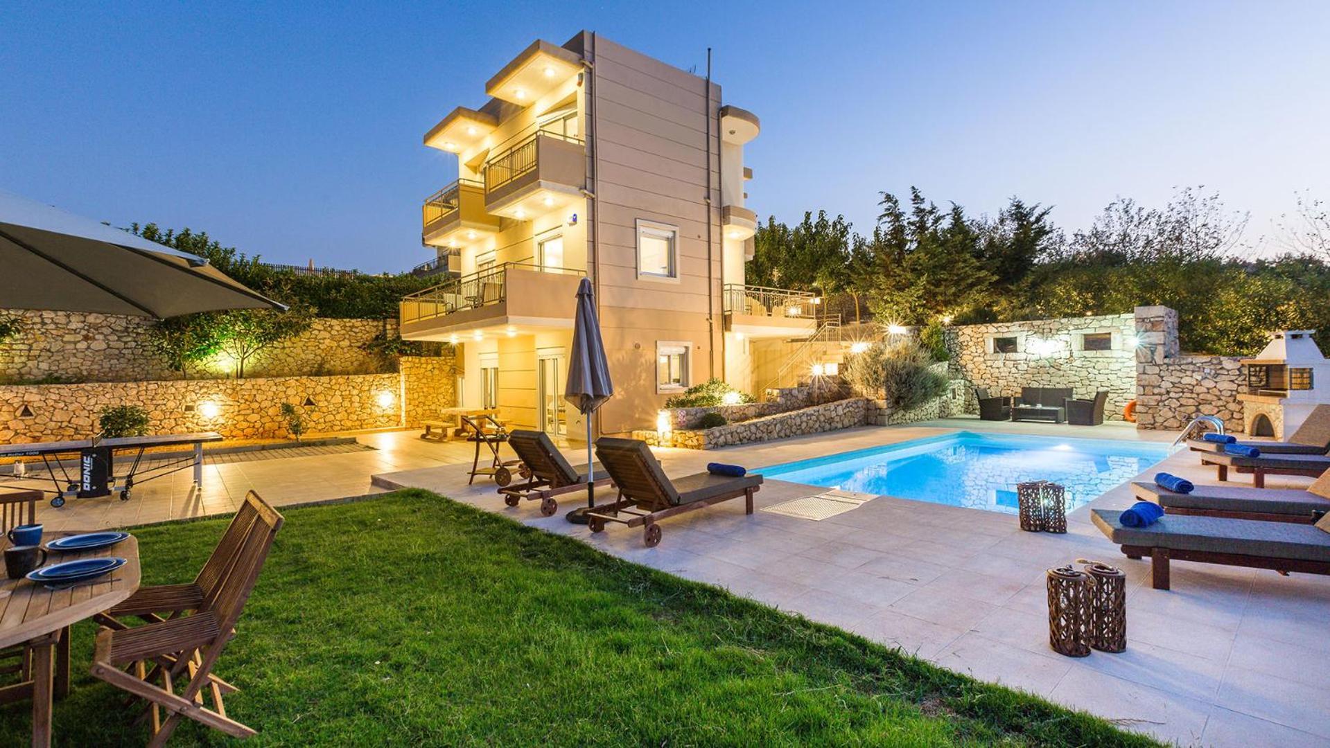Crete View Villa Marathi  Bagian luar foto